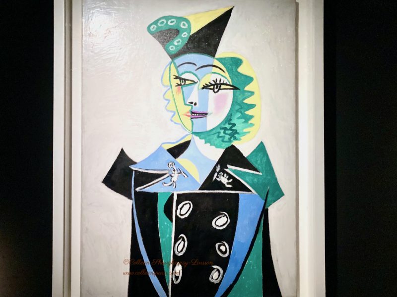 Nusch Eluard Pablo Picasso painting Schiaparelli Shocking MAD Colleen's Paris