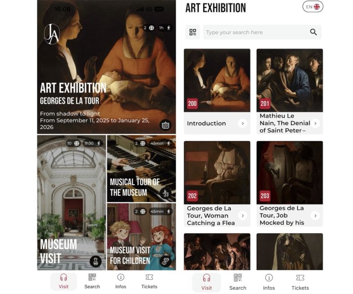 Image: Application and art works Georges de la Tour - Exhibition-Musée Jacquemart-André